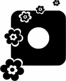 Naklejka pod kontakt włącznik- Kwiaty 8 Naklejkomania - zdjecie 1 - miniatura