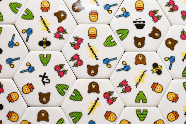 Gra logiczna plastry miodu  honeycombs - zdjęcie 3