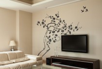 Naklejki na ścianę ścienne na ściany naklejka dekoracyjna ścienna, drzewo d30 Naklejkomania - zdjecie 1 - miniatura