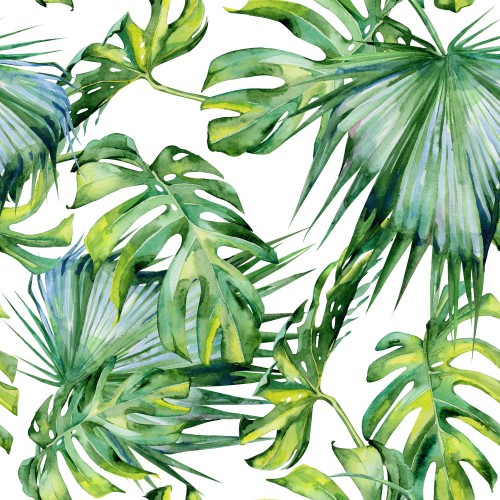 Maty magnetyczne na pralkę 126979238  liść monstera - zdjęcie 2