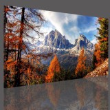 Obraz na ramie płótno canvas- pejzaż, las, góry 15066 Naklejkomania - zdjecie 3 - miniatura