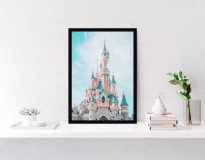 Plakat Disney world castle 61189 Naklejkomania - zdjecie 1 - miniatura