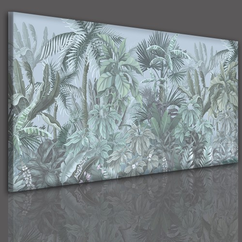 Obraz na ścianę do sypialni salonu tropikalne liście 41435 - zdjęcie 2