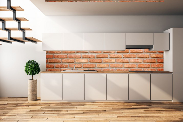 Panele kuchenne PCV 14439 Cegły