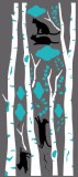 Naklejka ścienna dla dzieci-  brzozy, las 7140 Naklejkomania - zdjecie 2 - miniatura