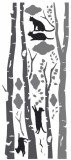 Naklejka ścienna dla dzieci-  brzozy, las 7122 Naklejkomania - zdjecie 2 - miniatura