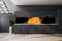 Panel szklany do kuchni  14550 pomarańcza Naklejkomania - zdjecie 1 - miniatura