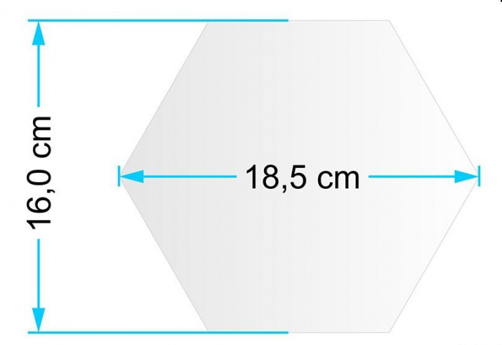 Lustro dekoracyjne HEX HEXAGON NT - zdjęcie 4