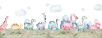 Fototapety na ścianę dla dzieci dinozaury 64039 Naklejkomania - zdjecie 2 - miniatura