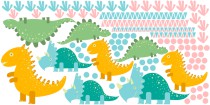 Naklejki dla dzieci na ścianę dinozaury 41547 Naklejkomania - zdjecie 2 - miniatura