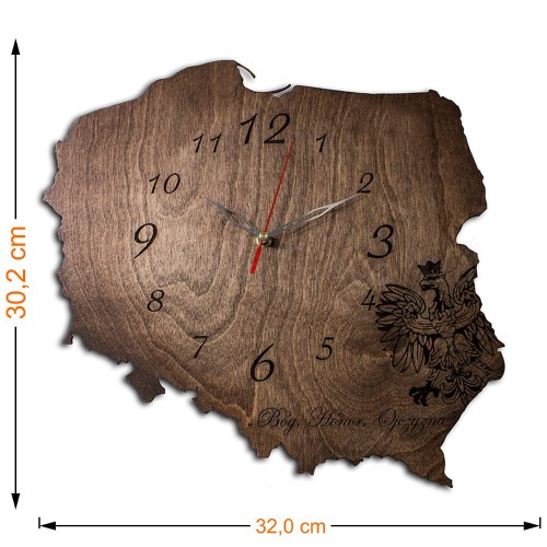 Zegar ścienny PATRIO brąz NT - zdjęcie 7