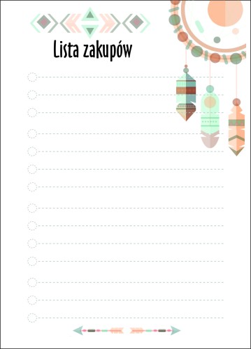 Planer XXL tablica magnetyczna na lodówkę + pisak i notes lista zakupów 4611 - zdjęcie 3
