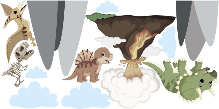 Naklejki dla dziecka ścienna dinozaury  41543 - zdjęcie 2