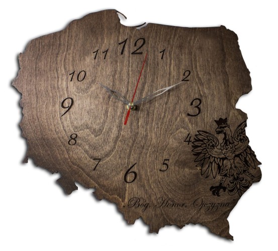 Zegar ścienny PATRIO brąz NT