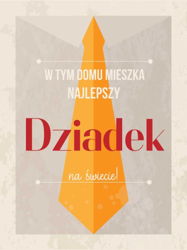 Plakat w czarnej ramce Dzień Dziadka 02 - zdjęcie 3