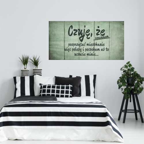 Obraz na ramie płótno canvas cytat- 75 - zdjęcie 2