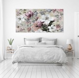 Obraz na ścianę do sypialni akwarela, kwiaty, vintage 20307 Naklejkomania - zdjecie 2 - miniatura