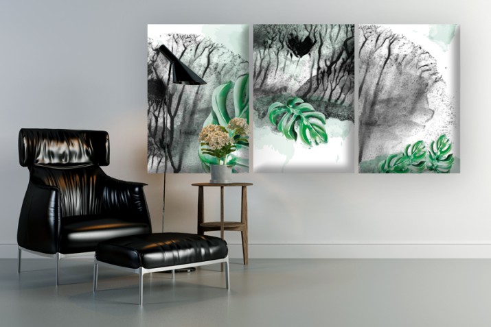 WYPRZEDAŻ 90x180 Obraz na ścianę do sypialni monster 41555 - zdjęcie 2