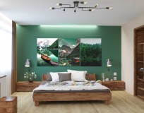 Obraz na ścianę do sypialni górskie krajobrazy 20309 Naklejkomania - zdjecie 2 - miniatura
