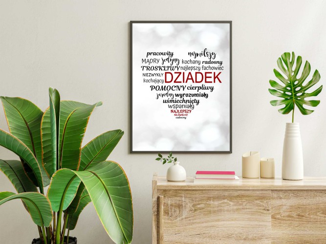 Plakat w czarnej ramce Dzień Dziadka 05 - zdjęcie 2