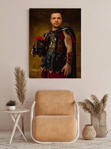 Portret z Twojego zdjęcia na płótnie wzór 1 - zdjęcie 2
