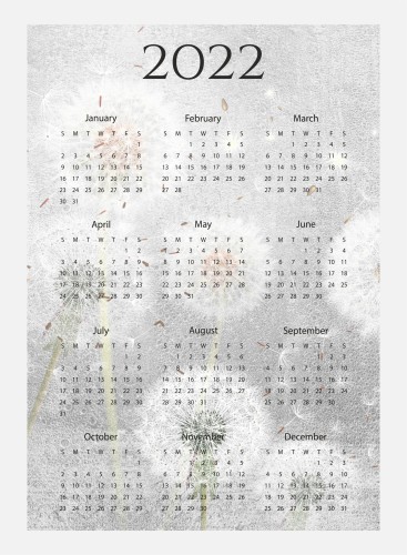 Plakat kalendarz 2022 plakat w ramie z kalendarzem 61273 Naklejkomania - zdjecie 1