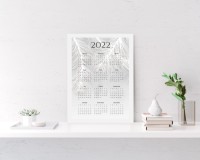 Plakat kalendarz 2022 plakat w ramie z kalendarzem 61275 Naklejkomania - zdjecie 2 - miniatura