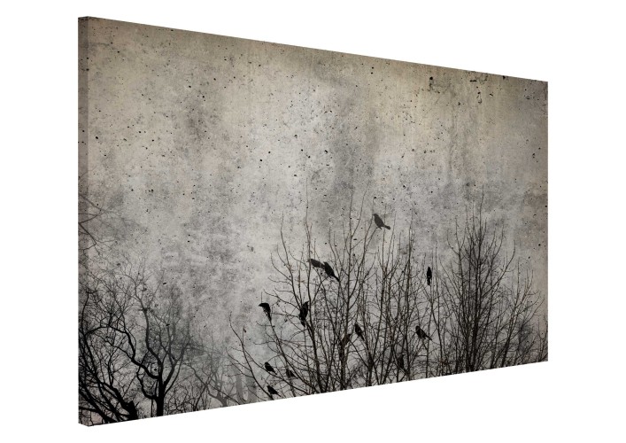 Obraz na ścianę do sypialni beton, ptaki, 20370 Naklejkomania - zdjecie 1