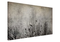 Obraz na ścianę do sypialni beton, ptaki, 20370 Naklejkomania - zdjecie 1 - miniatura