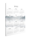Obraz na ścianę na płótnie kalendarz 2022 64603 Naklejkomania - zdjecie 1 - miniatura