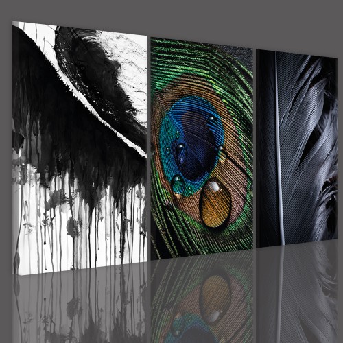 Obraz na ścianę do sypialni pawie oko 41560 - zdjęcie 3
