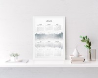Plakat kalendarz 2022 plakat w ramie z kalendarzem 61271 Naklejkomania - zdjecie 2 - miniatura