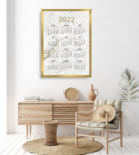 Plakat kalendarz 2022 plakat w ramie z kalendarzem 61270 - zdjęcie 2