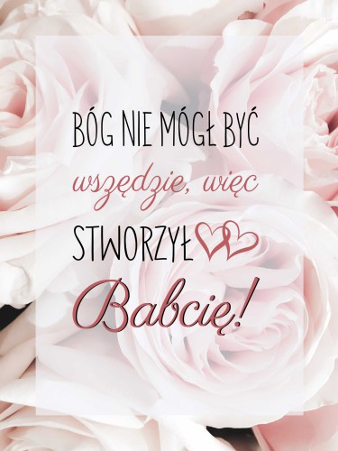 Plakat w czarnej ramce Dzień Babci 02 - zdjęcie 3