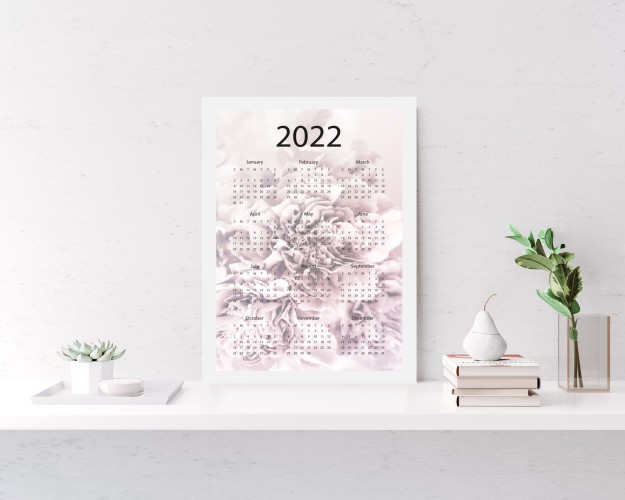 Plakat kalendarz 2022 plakat w ramie z kalendarzem 61269 - zdjęcie 2