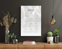 Obraz na ścianę na płótnie kalendarz 2022 64607 Naklejkomania - zdjecie 2 - miniatura