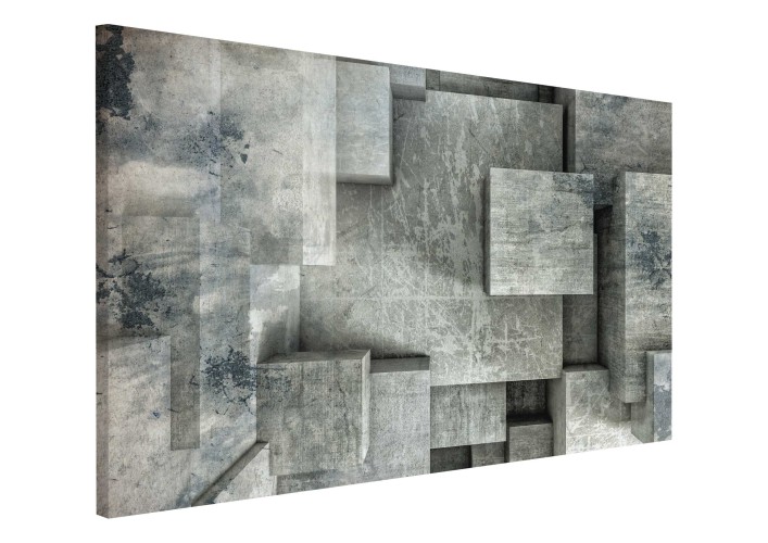 Obraz na ścianę do sypialni beton, geometria, 20369 Naklejkomania - zdjecie 1
