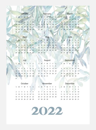 Plakat kalendarz 2022 plakat w ramie z kalendarzem 61272 Naklejkomania - zdjecie 1