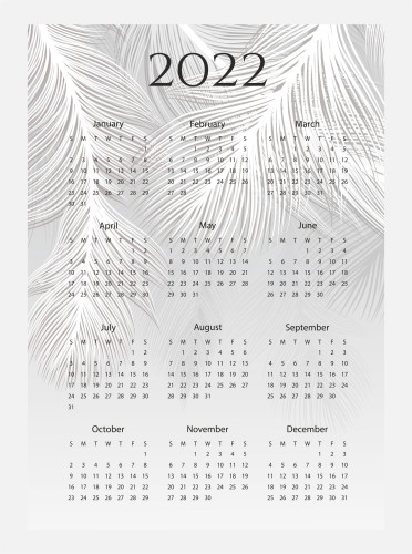 Plakat kalendarz 2022 plakat w ramie z kalendarzem 61275 Naklejkomania - zdjecie 1