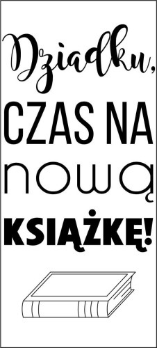 Drewniana zakładka do książki z grawerem, prezent Dzień Dziadka 12 - zdjęcie 2