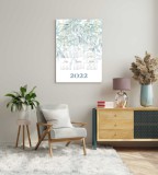 Obraz na ścianę na płótnie kalendarz 2022 64604 Naklejkomania - zdjecie 2 - miniatura