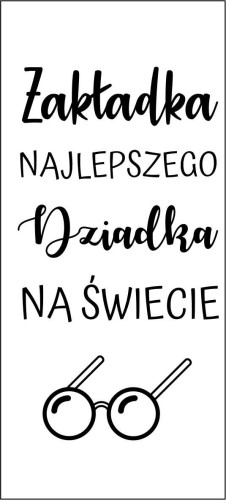 Drewniana zakładka do książki z grawerem, prezent Dzień Dziadka 14 - zdjęcie 2