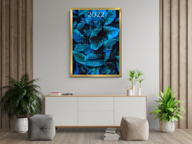 Plakat kalendarz 2022 plakat w ramie z kalendarzem 61274 - zdjęcie 2