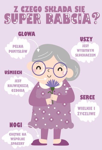 Tabliczka drewniana tabliczka z sentencją ozdobna prezent na Dzień Babci 23010 - zdjęcie 2
