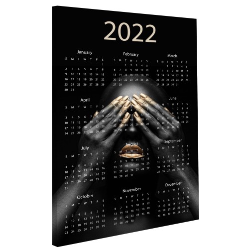 Obraz na ścianę na płótnie kalendarz 2022 64600 Naklejkomania - zdjecie 1