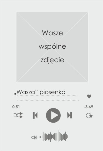 Plakat w czarnej ramce z Twojego zdjęcia Walentynki Dzień Zakochanych 61302 - zdjęcie 3