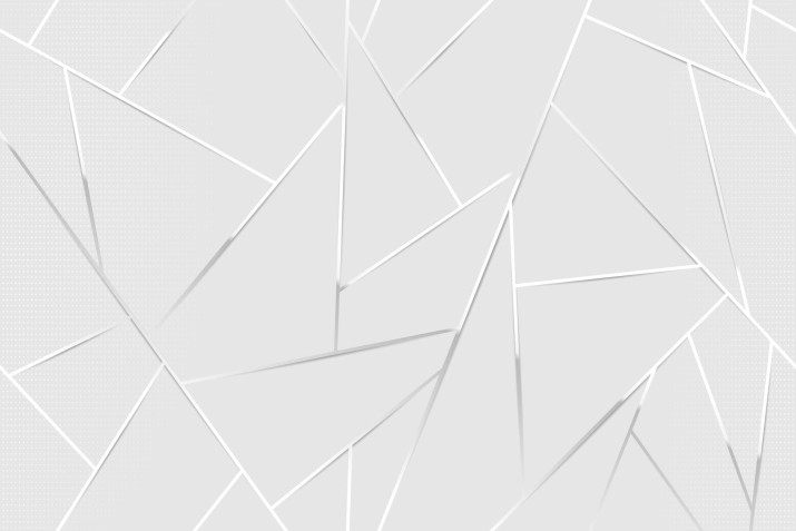 Tapeta papierowa na ścianę geometria w bieli i szarościach, 21047 - zdjęcie 2