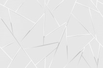 Tapeta flizelinowa na ścianę geometria w bieli i szarościach, 21047 Naklejkomania - zdjecie 2 - miniatura