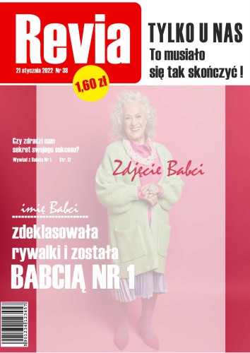 Plakat w czarnej ramce Dzień Babci gazetowy 03 - zdjęcie 2