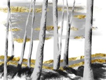 Fototapeta  ścienna   Drzewa w złocie 42041 Naklejkomania - zdjecie 2 - miniatura
